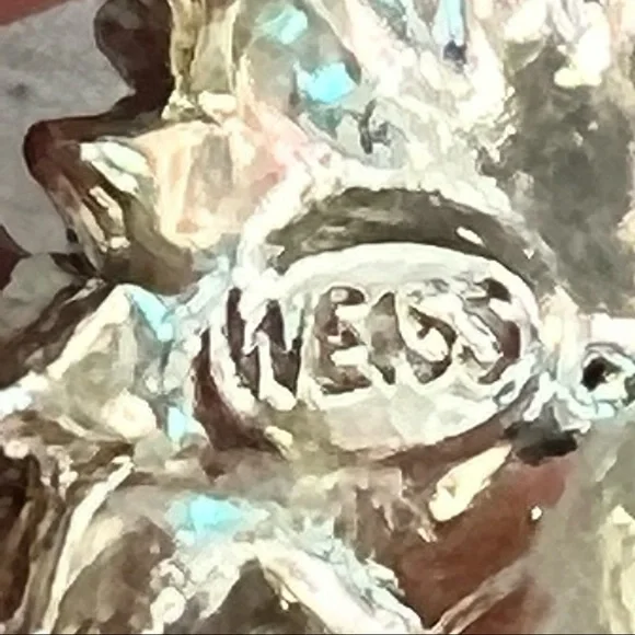 Weiss Vintage Light Blue Enamel AB Rhinestone 1940s Brooch and Earrings Set - Picture 4 of 16